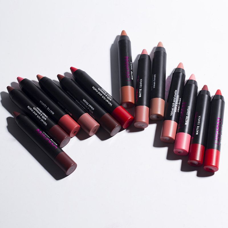 Vodotěsné Pero Na Rty Matte Velvet Lip Stick Makeup Na Rty S Nepřilnavým Povrchem Na Rty