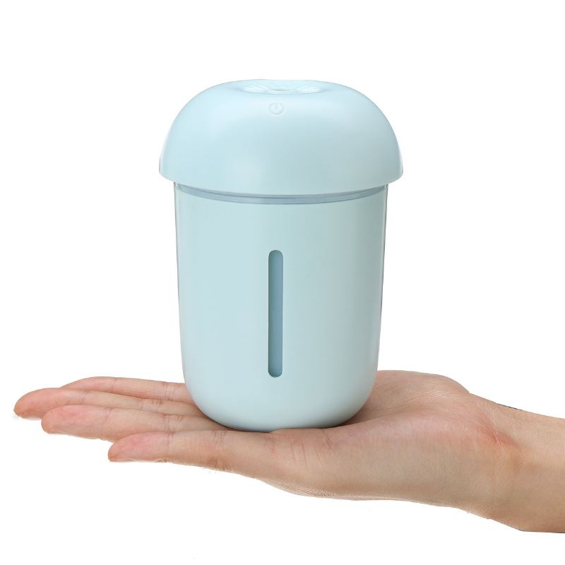 Dc 5v 2w Usb Zvlhčovač Vzduchu 200ml Čištění Vodoměr Chladič Ventilátor Houba Noční Světlo