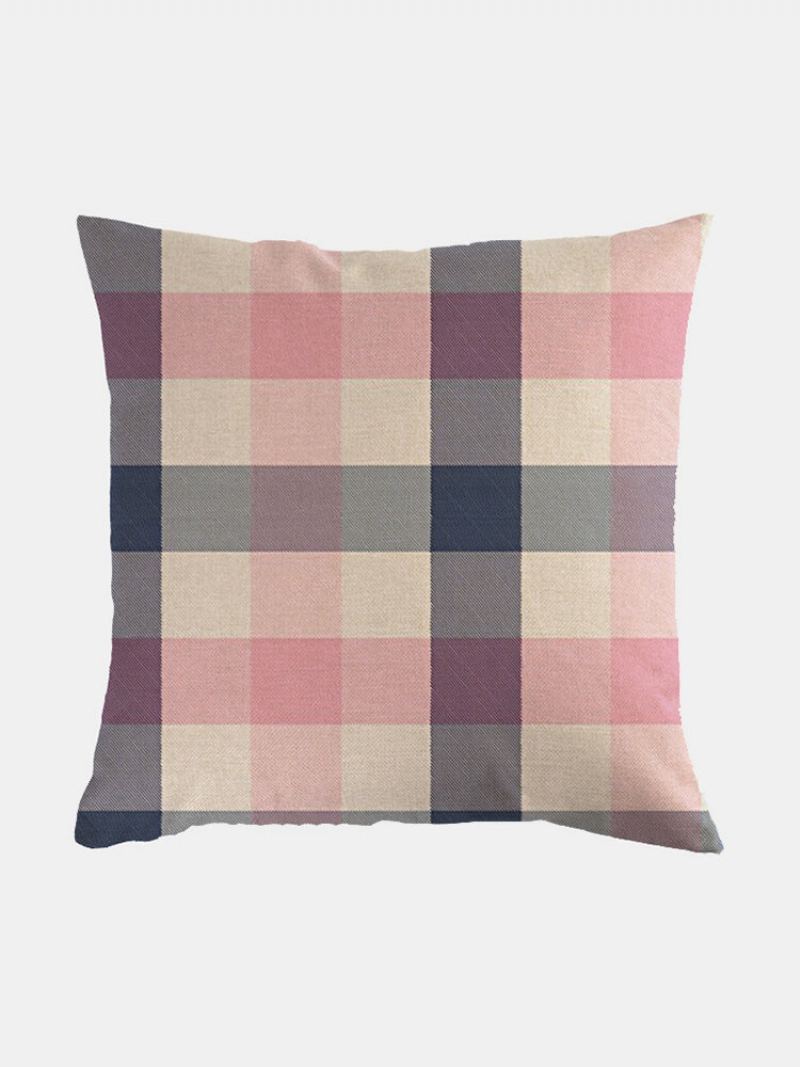 1 Pc Farmhouse Buffalo Kostkovaný Klasický Vzor Povlečení Potah Na Polštář Domácí Pohovka Art Decor Přehoz Povlak Na Na