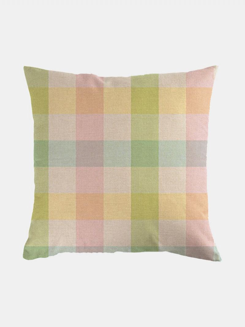 1 Pc Farmhouse Buffalo Kostkovaný Klasický Vzor Povlečení Potah Na Polštář Domácí Pohovka Art Decor Přehoz Povlak Na Na