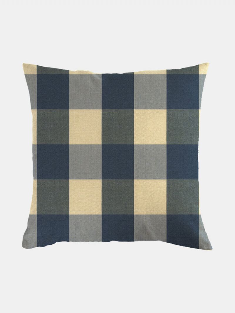 1 Pc Farmhouse Buffalo Kostkovaný Klasický Vzor Povlečení Potah Na Polštář Domácí Pohovka Art Decor Přehoz Povlak Na Na