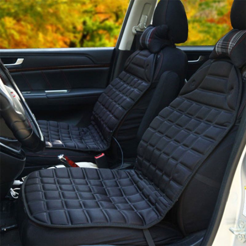 12v 30w Polyester Přední Sedadlo Auta Vyhřívaný Polštářek Sedák Teplejší Zimní Potah Pro Domácnost Elektrická Podložka