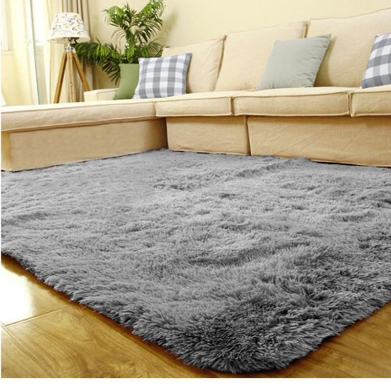 70x140cm Ložnice Obývací Pokoj Měkká Chlupatá Protiskluzová Podložka Na Koberce