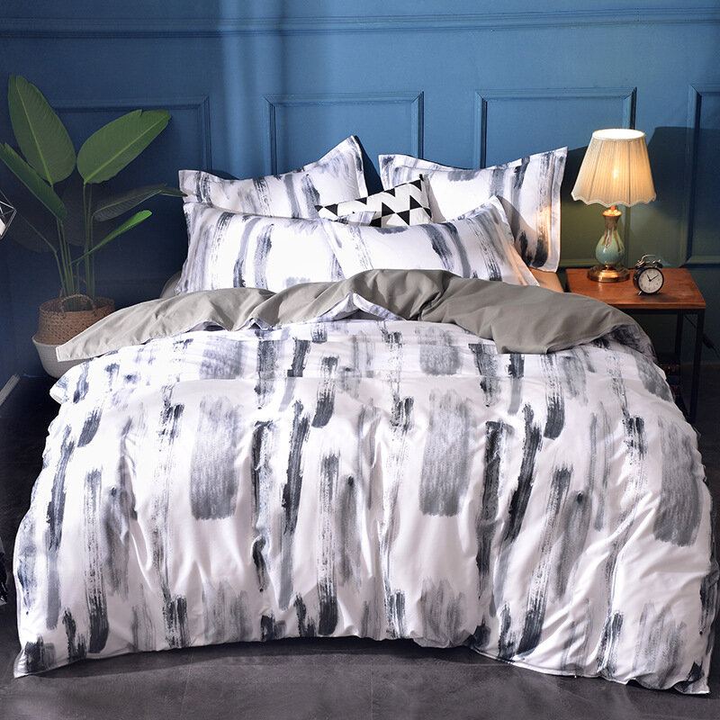 Bytový Textil Moderní Jednoduchý Styl Povlečení Ze Zahraničního Obchodu Třídílná Sada