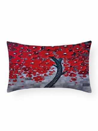 Fortune Tree Painting Life Pas Polštář Povlečení Digitální Tisk Home