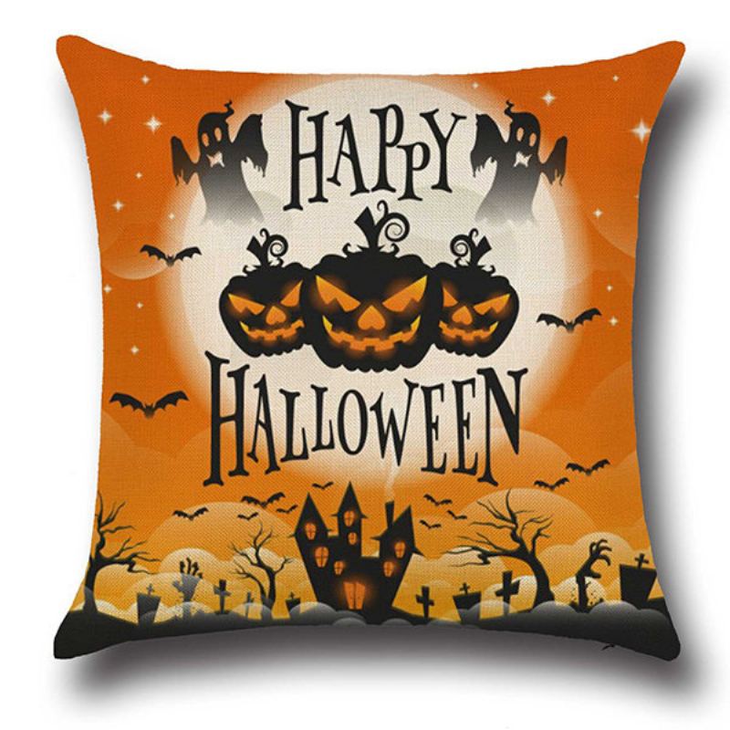 Halloweenská Párty Rozkládací Pohovka Povlak Na Polštář Do Auta Home Decor Dýně Na