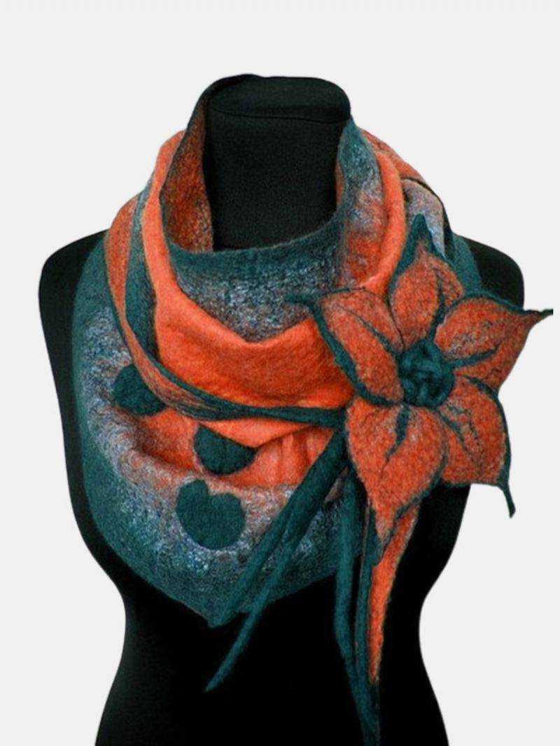 Dámské Vintage Květinové Elegantní Háčkované Šátky A