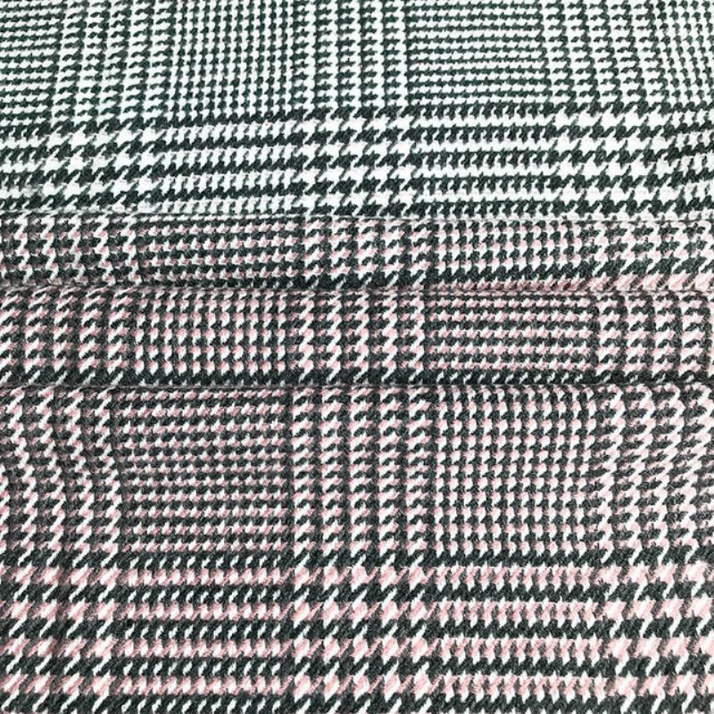 Nová Dámská Šála Cashmere Gradient Houndstooth S Akrylovým Střapcem S Límcem